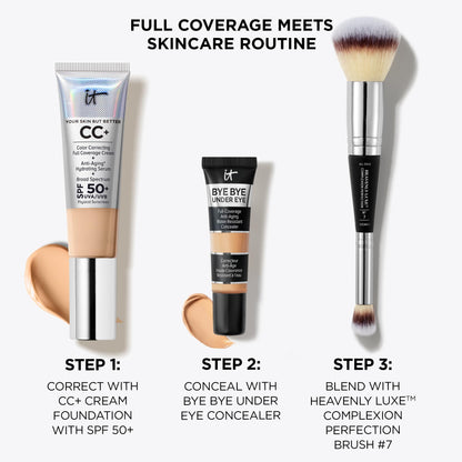 IT Cosmetics Bye Bye Under Eye Concealer (Light Nude) - Water-Resistant, Full Coverage Brightening Concealer For Dark Circles, Fine Lines, Redness & Discoloration, Anti-Aging, 24H Wear - 0.4 fl oz IT CosmeticsBuy Supplements Australia