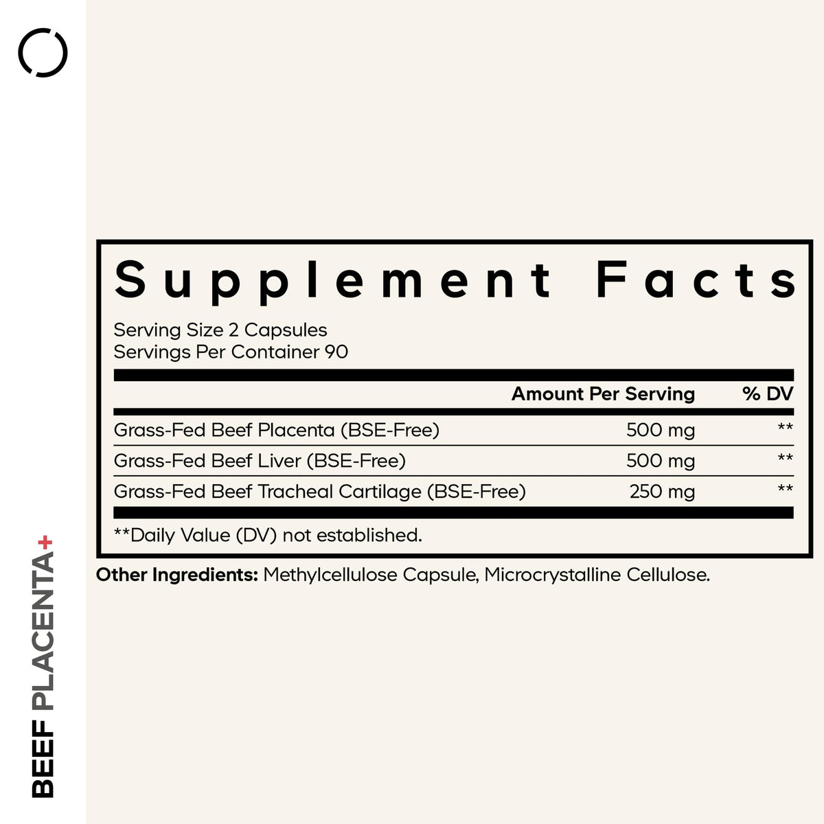 Codeage Grass-Fed Beef Placenta Supplement - Bovine Placenta – Pasture-Raised, Grass-Finished, Undefated, Desiccated - Non-GMO - 180 Capsule CodeageBuy Supplements Australia