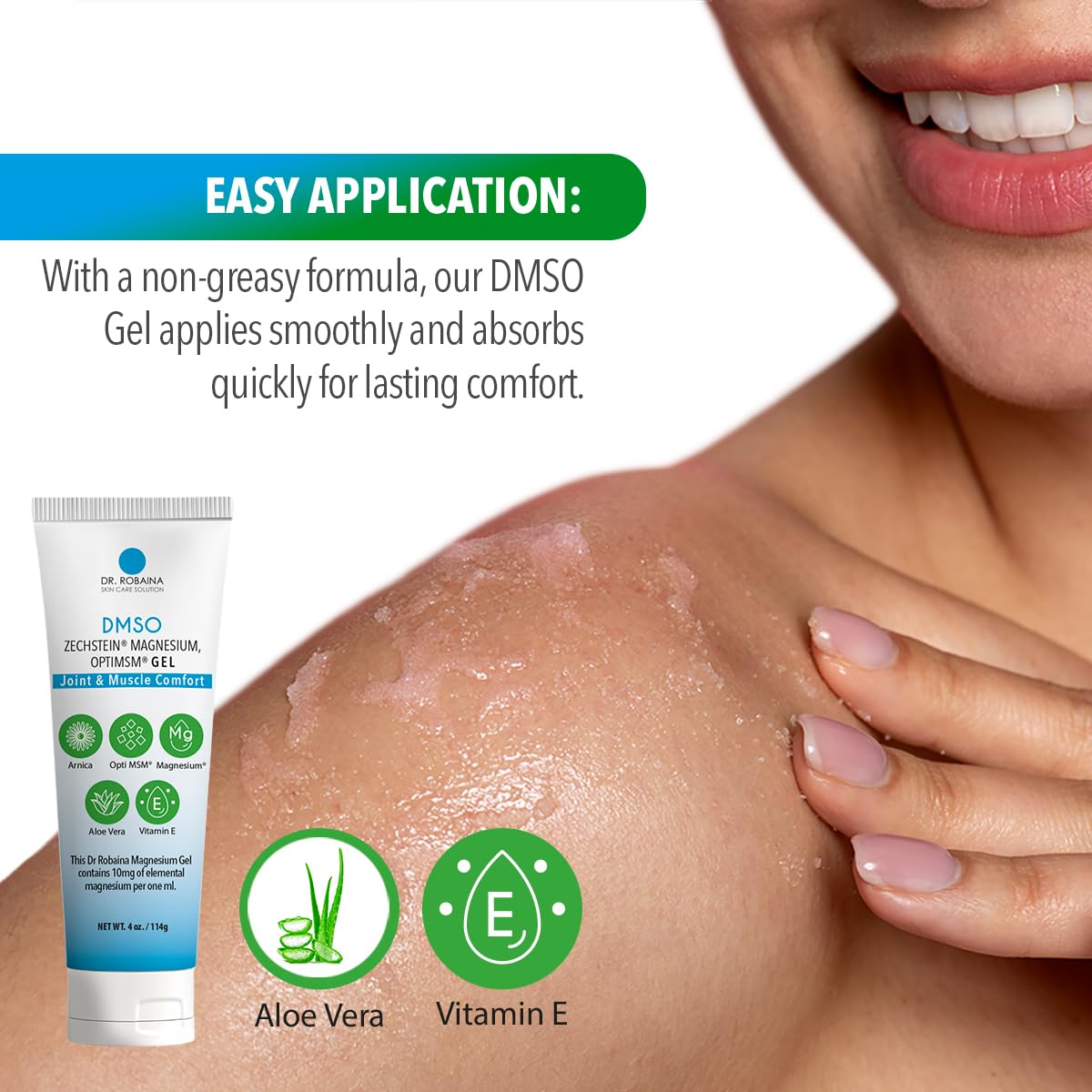 Arnica & DMSO Gel Recovery Bundle – 99.9% Pure Pharmaceutical Grade DMSO & Arnica Roll-On | Lavender Cream & Fast-Absorbing Gel | Hydrating & Non-Greasy | Made in USA Dr. RobainaBuy Supplements Australia