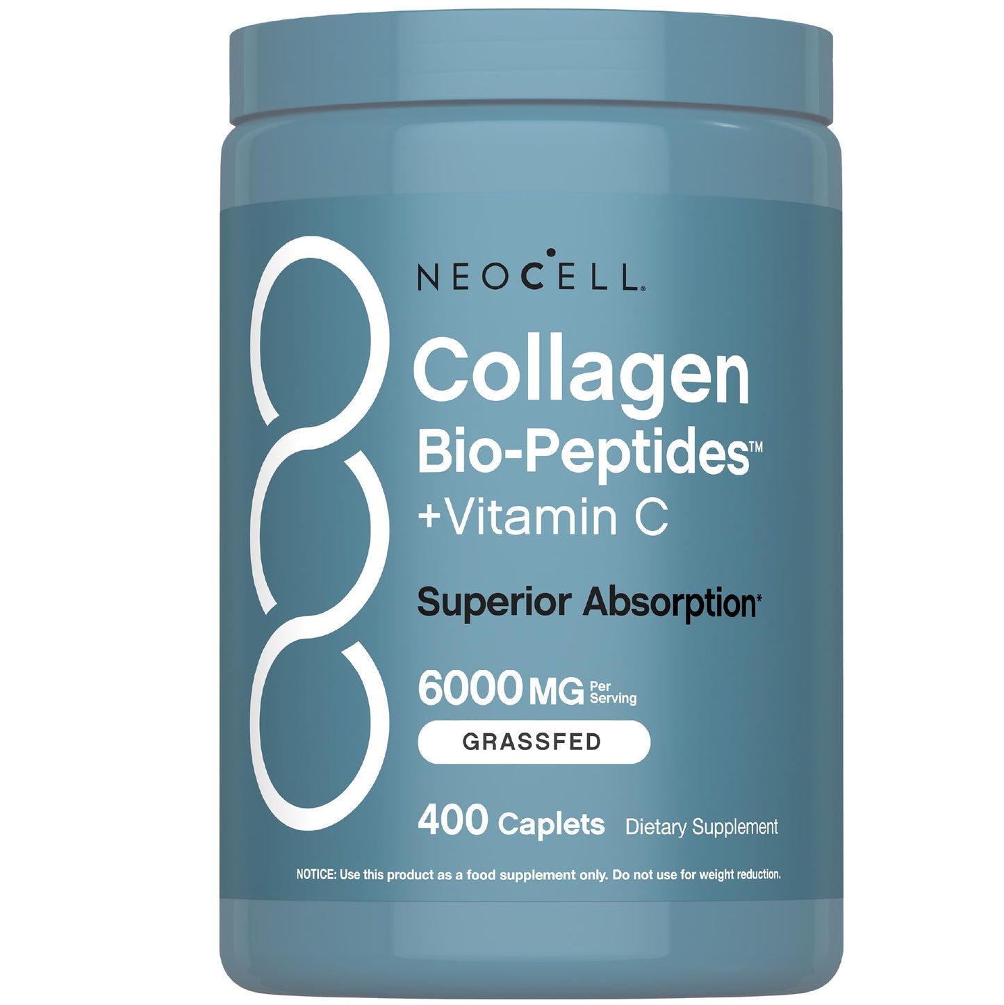 NeoCell Collagen Peptides Pills | 400 Caplets | Grass Fed | with Vitamin C | Superior Absorption Formula | for Women and Men NeoCell buy supplements Au