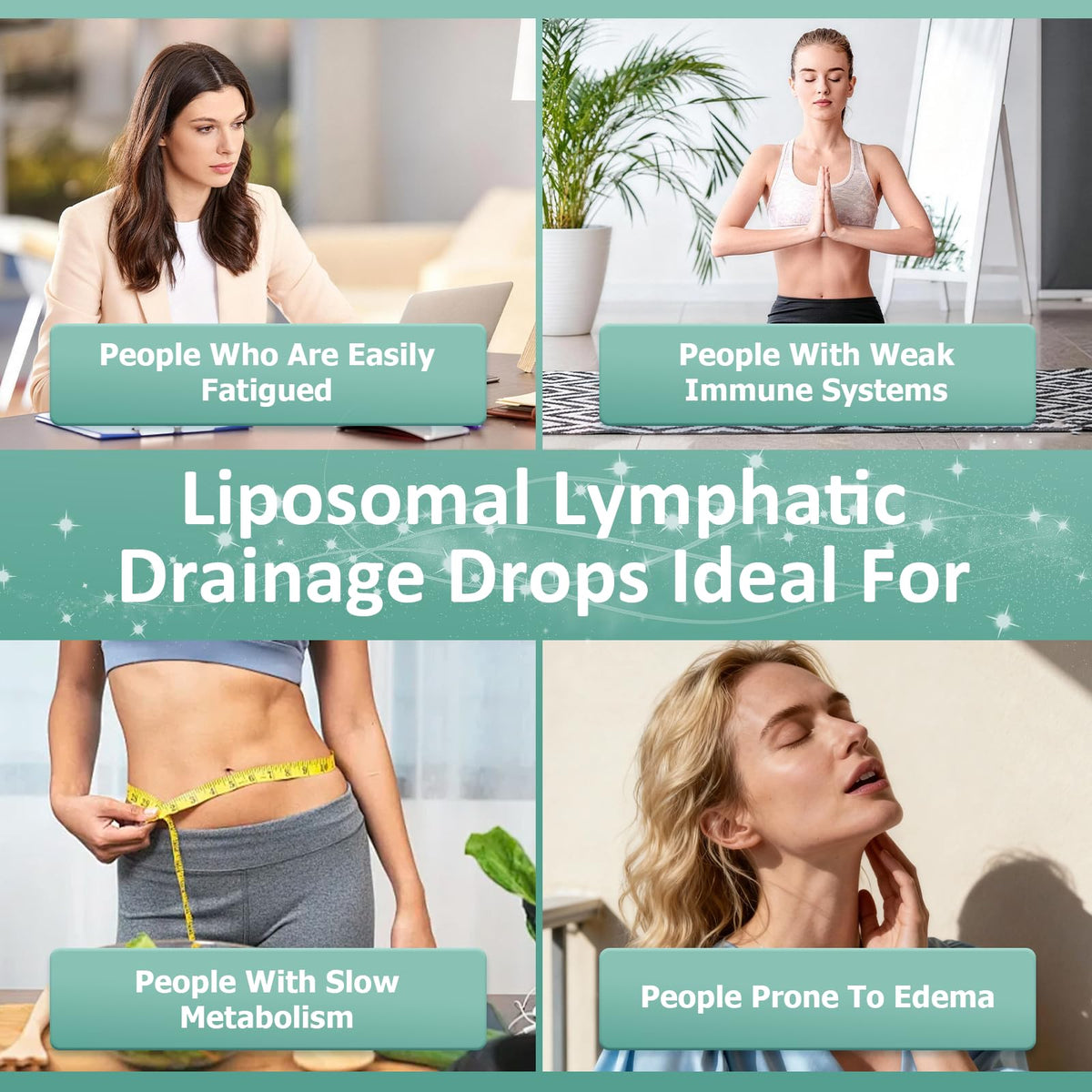 Lymphatic Drainage Drops, 6-IN-1 Lymphatic Complex w. Burdock Dandelion Kelp Cleavers, New Maximum Potency Lymph System Support for Bloat Balance Cortisol Immune Full Body Detox & Skin Vitality JUIWEFKK buy supplements Au