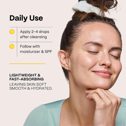 Mad Hippie Vitamin C Serum for Face – C + E + Ferulic Acid, Hyaluronic Acid, Stable Low-Irritation Formula, Brightening, 1.02 fl oz