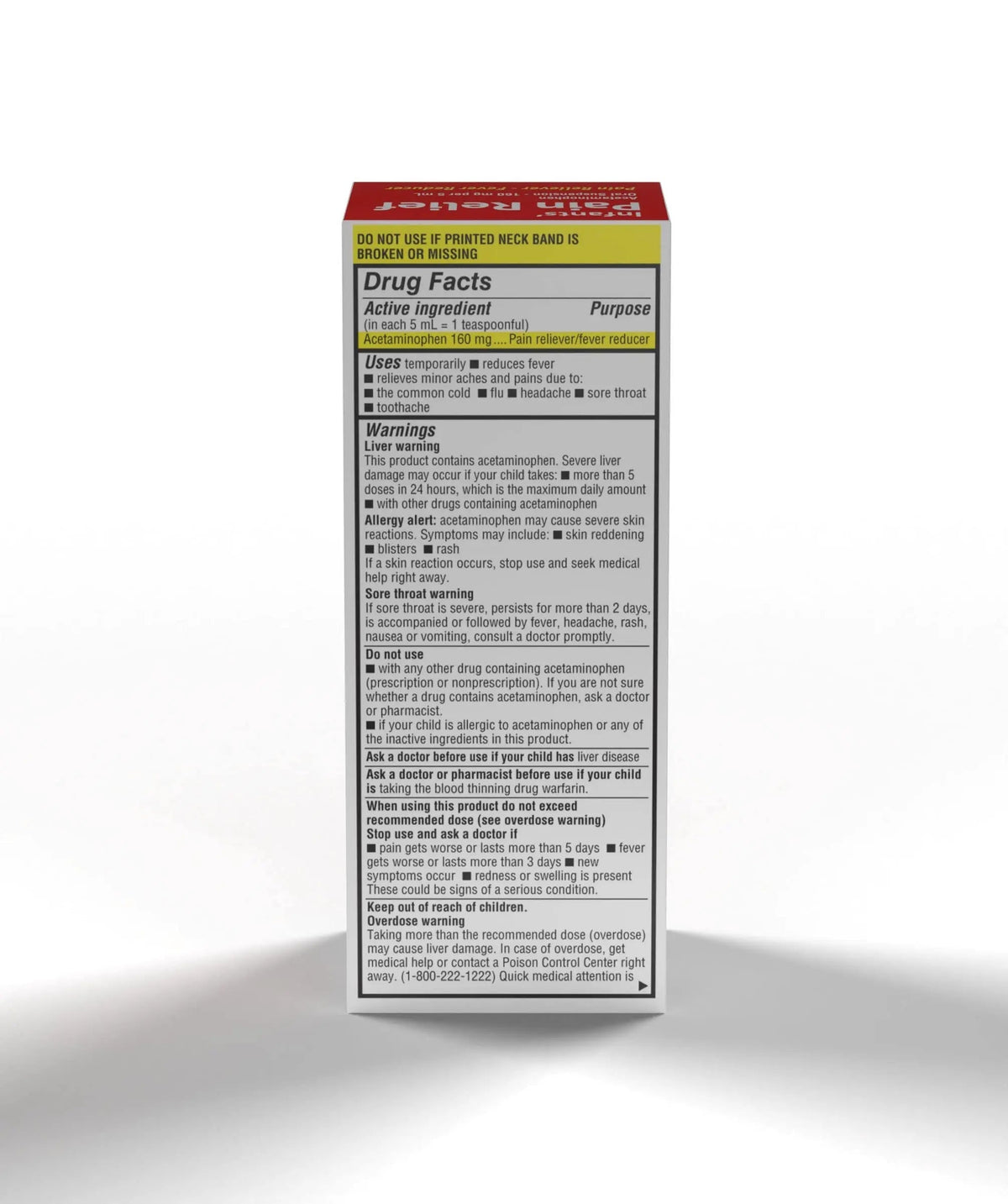 Children's Pain & Fever Acetaminophen Oral Suspension GenericBuy Supplements Australia