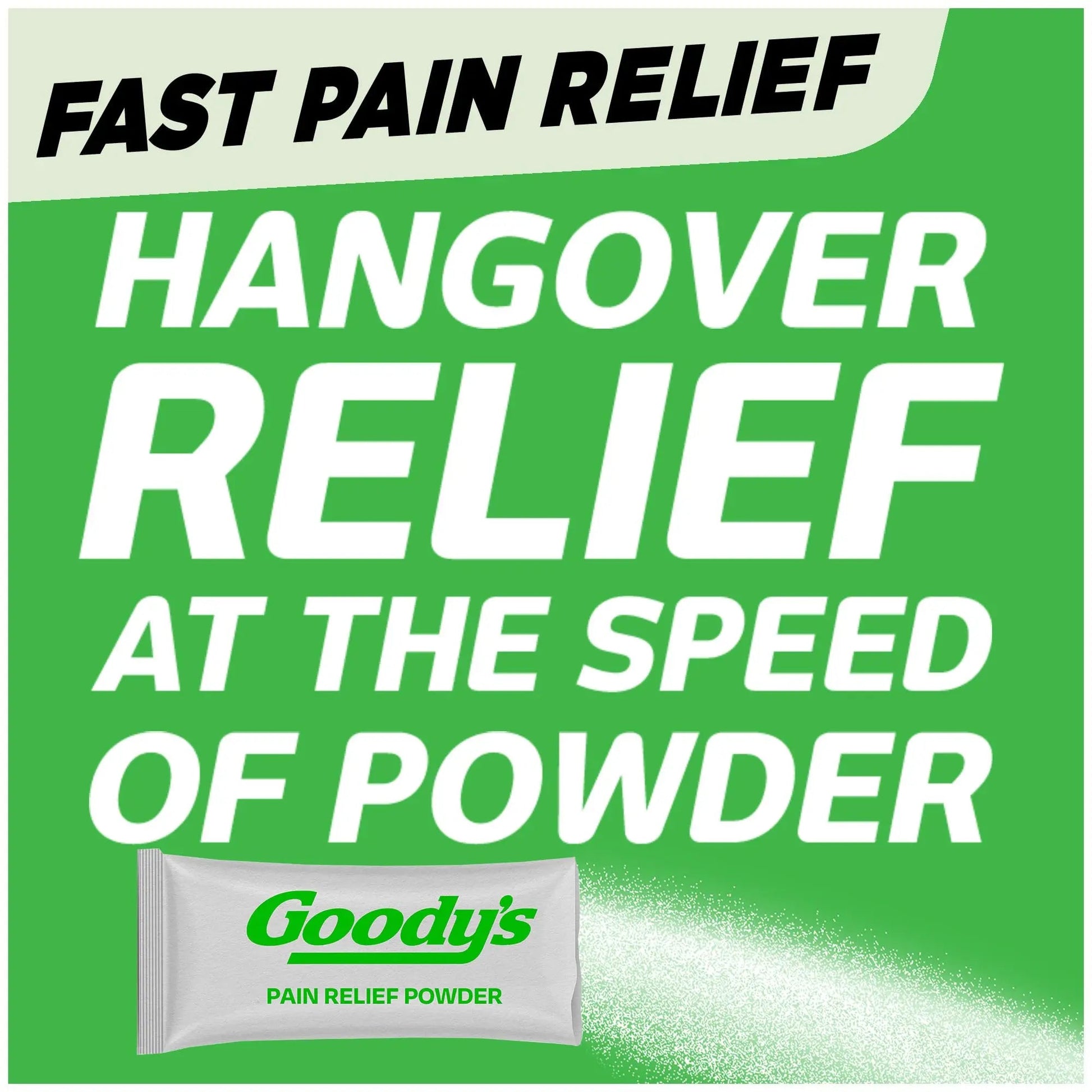 Goody's Hangover Relief Powder, Dual Action Fast Headache Pain Relief with Aspirin and Caffeine, Berry Citrus Flavor, 4 Powder Sticks, 6 Pack Goody'sBuy Supplements Australia