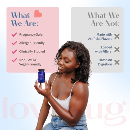LOVEBUG Prenatal Probiotic | Helps with Morning Sickness, Nausea, Heartburn & Digestion | Helps Baby Microbiome | Multi Strain 20 Billion CFU | 30 Capsules LOVEBUG buy supplements Au