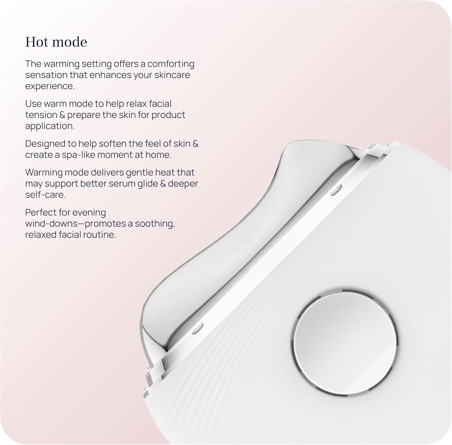 PUREANCE Hot & Cold Beauty Instrument - Red Light Therapy for Face & Neck | Portable Facial Massager Tool - LED Thermal Face Sculpting Wand- for Skin Care, Lift, Puffiness, Wrinkles, Double Chin