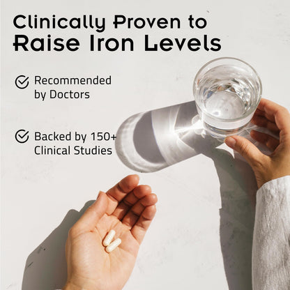 SiderAL Forte Iron Supplement Clinically Proven to Increase Levels Without Side Effects | Sucrosomial High Absorption Gentle Iron Pills for Women and Men | Vitamin C | Anemia & Energy Support | 30 ct PHARMANUTRA buy supplements Au