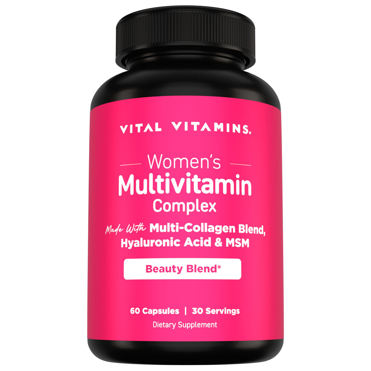 Vital Vitamins Women's Multivitamin Complex bottle on a white background