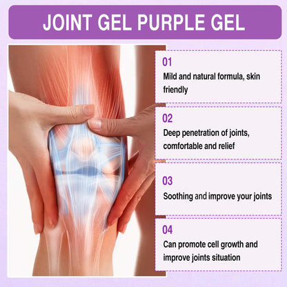2 PCS Joint Gel Purple Gel，Soothing Pain Relief Massage Cream，Full-Body Joint Effective Soothes for Knees, Lumbar, Hands, Neck and Shoulders PERVALABuy Supplements Australia