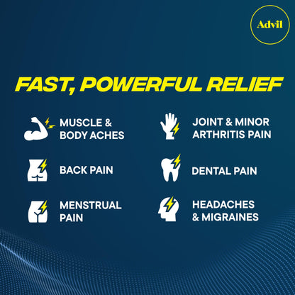 Advil Dual Action Coated Caplets, 125 Mg Ibuprofen and 250 Mg Acetaminophen per Dose (2 Dose Equivalent) for 8 Hour Pain Relief - 216 Count Advil buy supplements Au