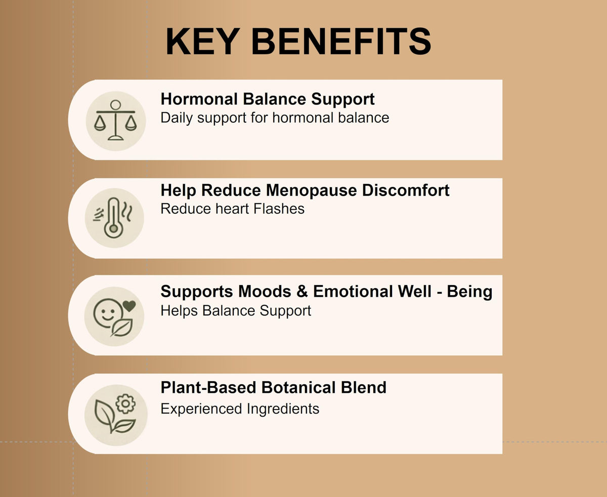 Women’s Hormonal Balance Supplement – Menopause & PMS Support – Mood, Energy & Cycle Regulation – Botanical Formula – 60 Capsules Next For Life buy supplements Au