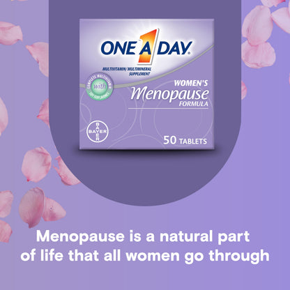 One A Day Women's Menopause Multivitamin with Vitamin A, Vitamin C, Vitamin D, Vitamin E and Zinc for Immune Health Support, Bone health, 50 Count ONE A DAY buy supplements Au