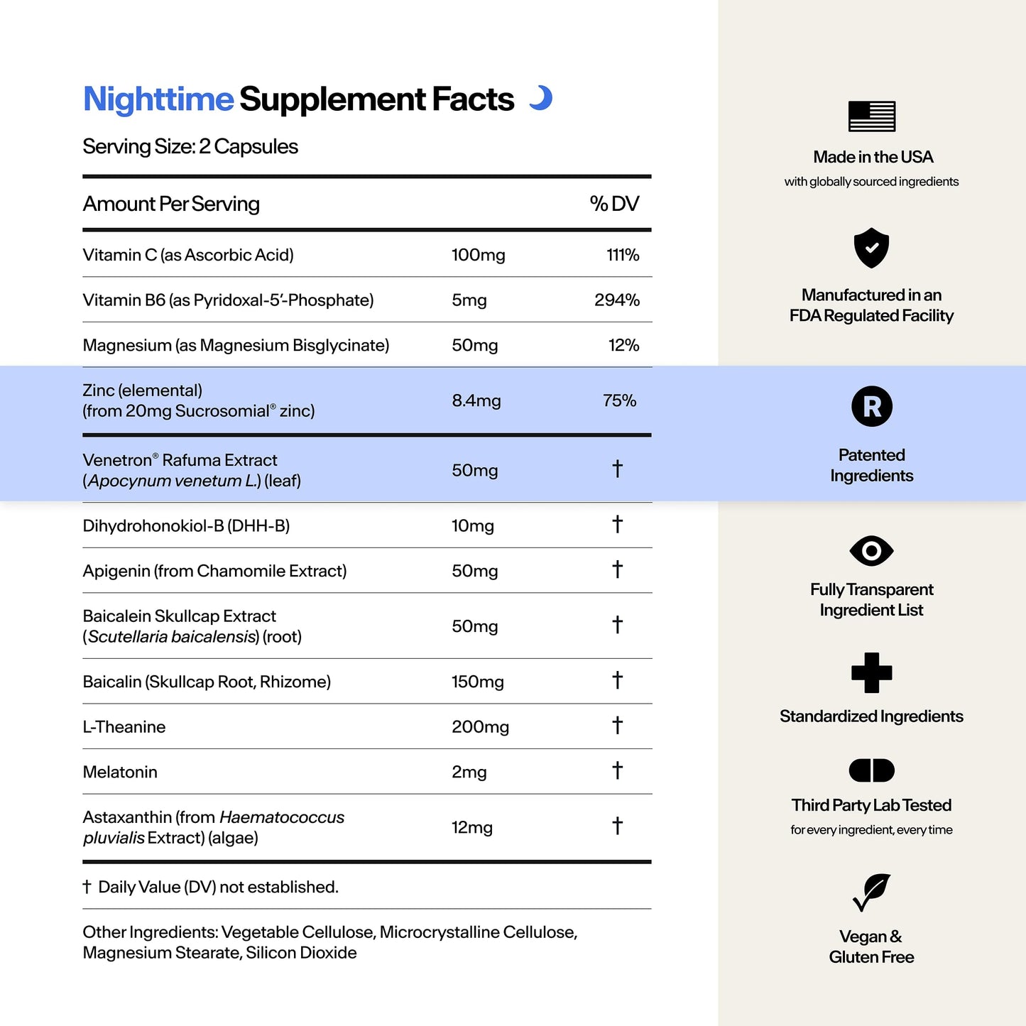 STASIS Nighttime Supplement for Men & Women with Magnesium, Melatonin, Zinc & Botanical Extracts, Evening Routine Support Capsules for Bedtime Use, Vegan, Non GMO, 25 Servings, 1 Month Supply STASIS buy supplements Au