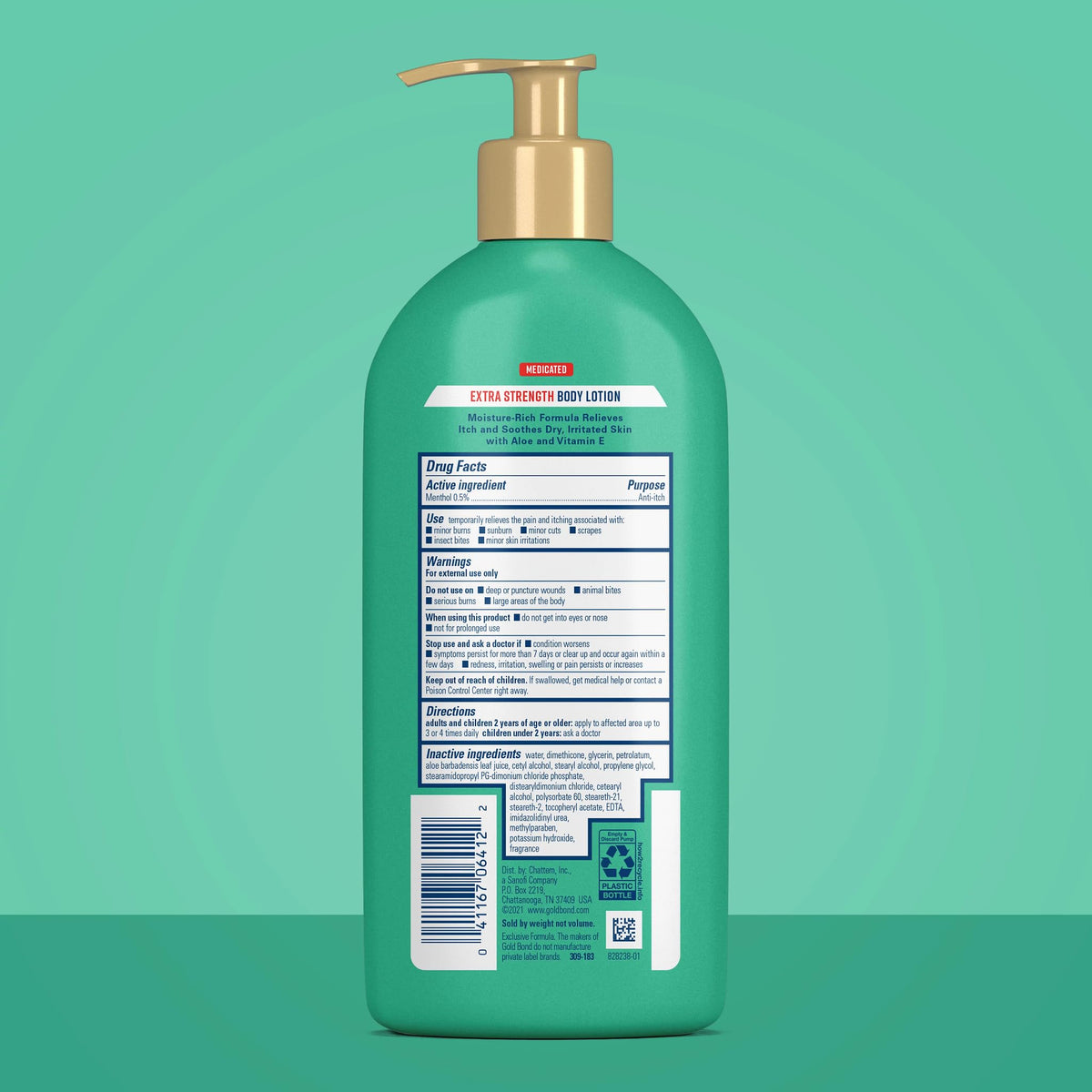 Gold Bond Medicated Extra Strength Body Lotion, Moisturizes, Relieves & Soothes, 14 oz Lotion