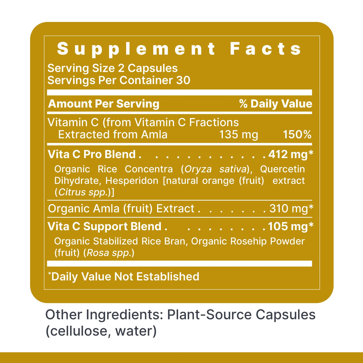 Premier Research Labs Vitamin C Supplement - Natural Vitamin C, Whole Food Vitamin C, Essential C Complex, Pure with Bioflavonoids & Organic Ingredients - 60 Vegetarian Capsules Premier Research LabsBuy Supplements Australia