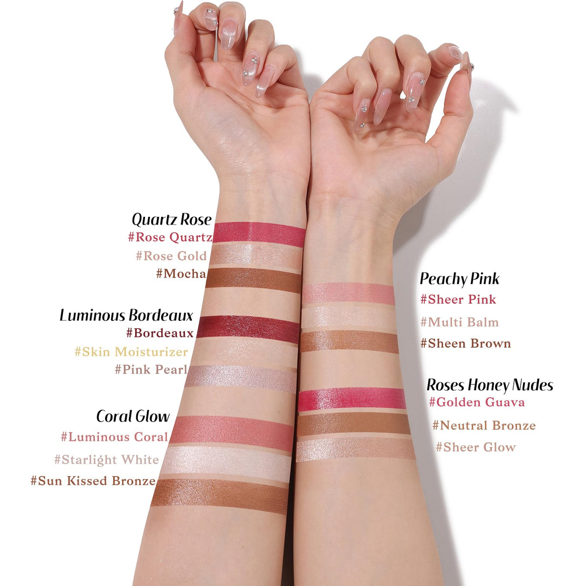 KIMUSE Face Sticks Trio, Cream Blush Stick & Highlighter Stick & Contour Stick for Sculpt the Cheeks, Long Lasting Cream Contour Stick Trio for Face Makeup, with Brush KIMUSEBuy Supplements Australia
