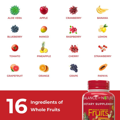 Balance of Nature Whole Fruits Supplement with Superfood Fruits Balance of Nature buy supplements Au