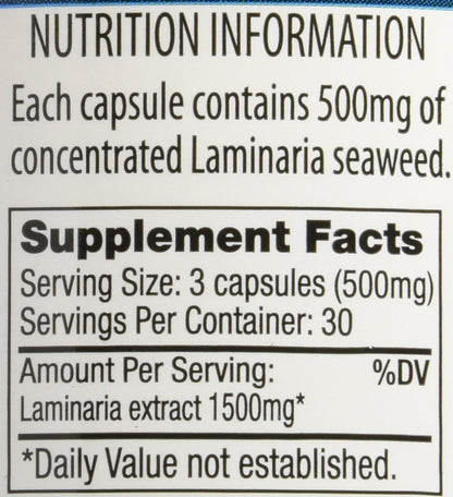 Seaweed Modifilan Capsules, 90 Count (Pack of 2)