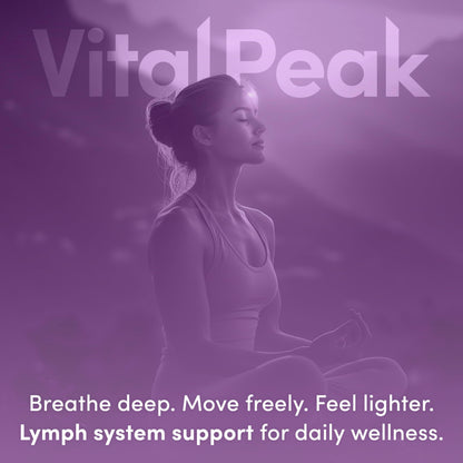 Lymph Peak - Lymphatic Drainage Supplements - Lymph System Support - with Burdock Root, Echinacea Extract, Bromelain, Dandelion Extract & More - Vegan, Non GMO, Gluten Free - 60 Capsules Vital Peak buy supplements Au