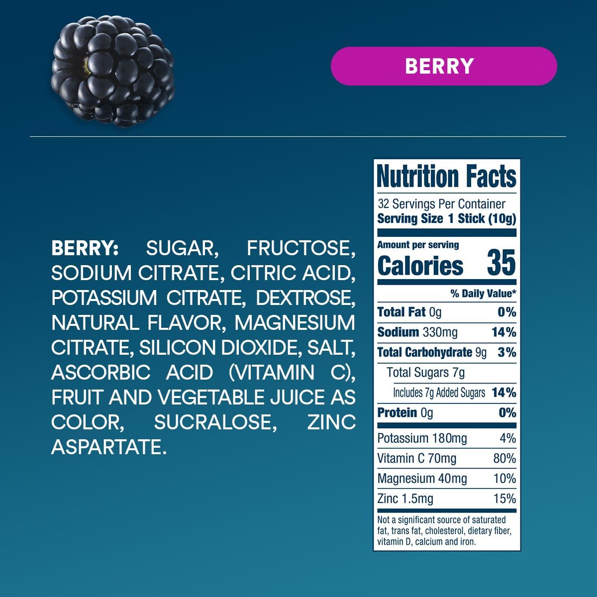 DripDrop Hydration Berry & Orange Bundle, Electrolyte Packets, 64 Count | Berry, Orange; 3X Electrolytes; Potassium, Magnesium, Zinc, Vitamin C; Single Serve; Portable; Daily Use, Workouts, Travel