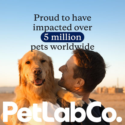 PetLab Co. Ear & Coat Support Bundle: Support Ear Health & Hygiene with Our Dog Ear Cleaner 4 Ounces & Itch Relief Chews Designed to Support Optimum Skin Condition & Maintain Skin Health 30 Count