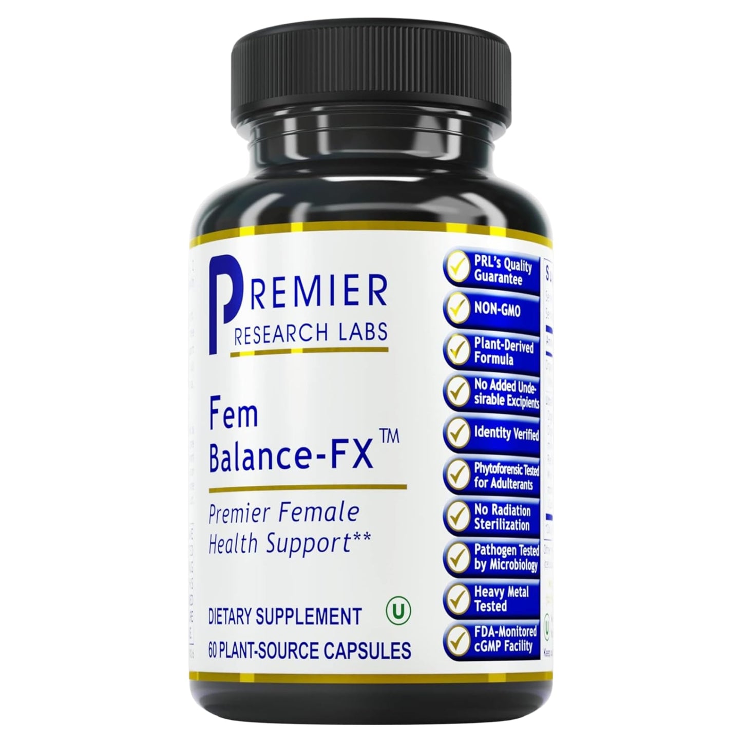 Premier Research Labs Fem Balance FX- Chasteberry Supplement for Women Hormone Balance Support, Chaste Tree Supplement w/Organic Chasteberry Extract, Natural Support for Women- 60 Vegetarian Capsules Premier Research LabsBuy Supplements Australia