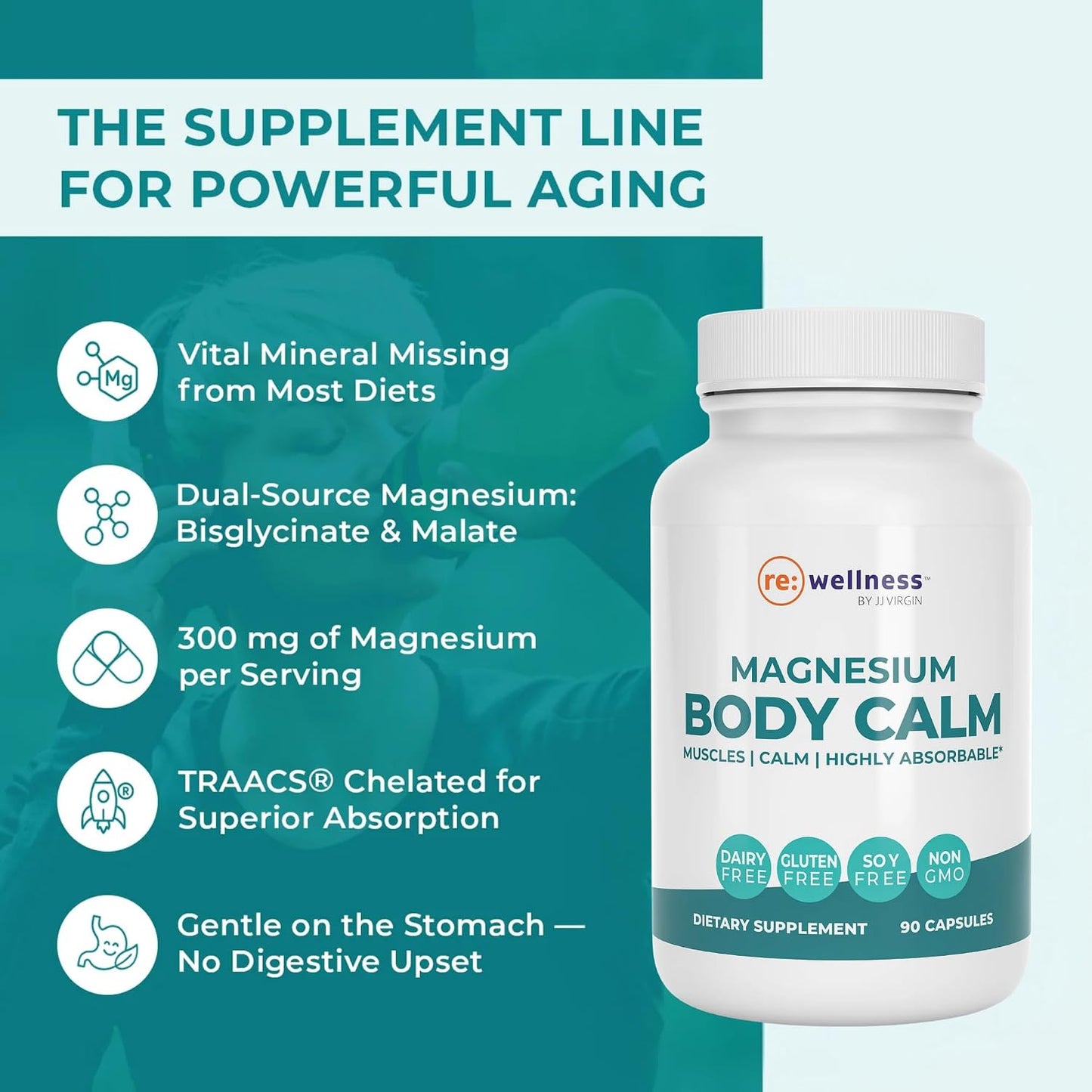 Reignite Wellness by JJ Virgin SHEatine Capsules and Magnesium Body Calm