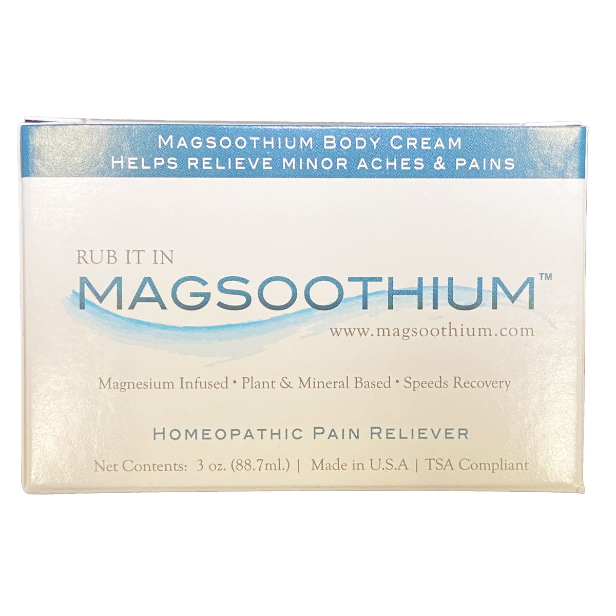 Magsoothium Original Recovery Balm- Magnesium Sulfate/Arnica Recovery Balm hephboardBuy Supplements Australia