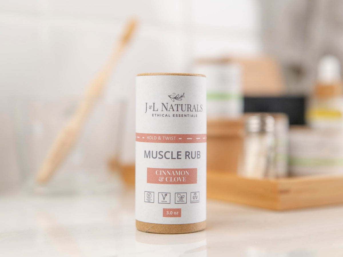 J&L Naturals Muscle Rub | Cream for Achy + Sore Muscles, Joints, Back, Knees, Shoulders | Soothing & Nourishing | Vegan, Sustainable, Cruelty Free, Natural, Made in US (1-Pack) J&L NaturalsBuy Supplements Australia