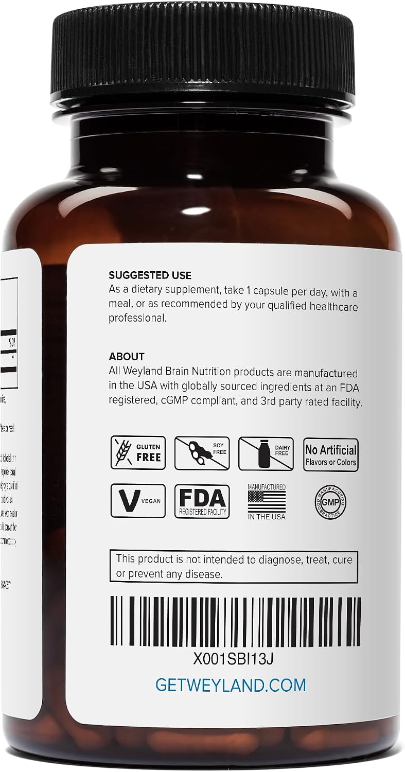 Lithium Orotate - 2.5mg of Elemental Lithium, 60 Vegetarian Capsules (Pack of 2)