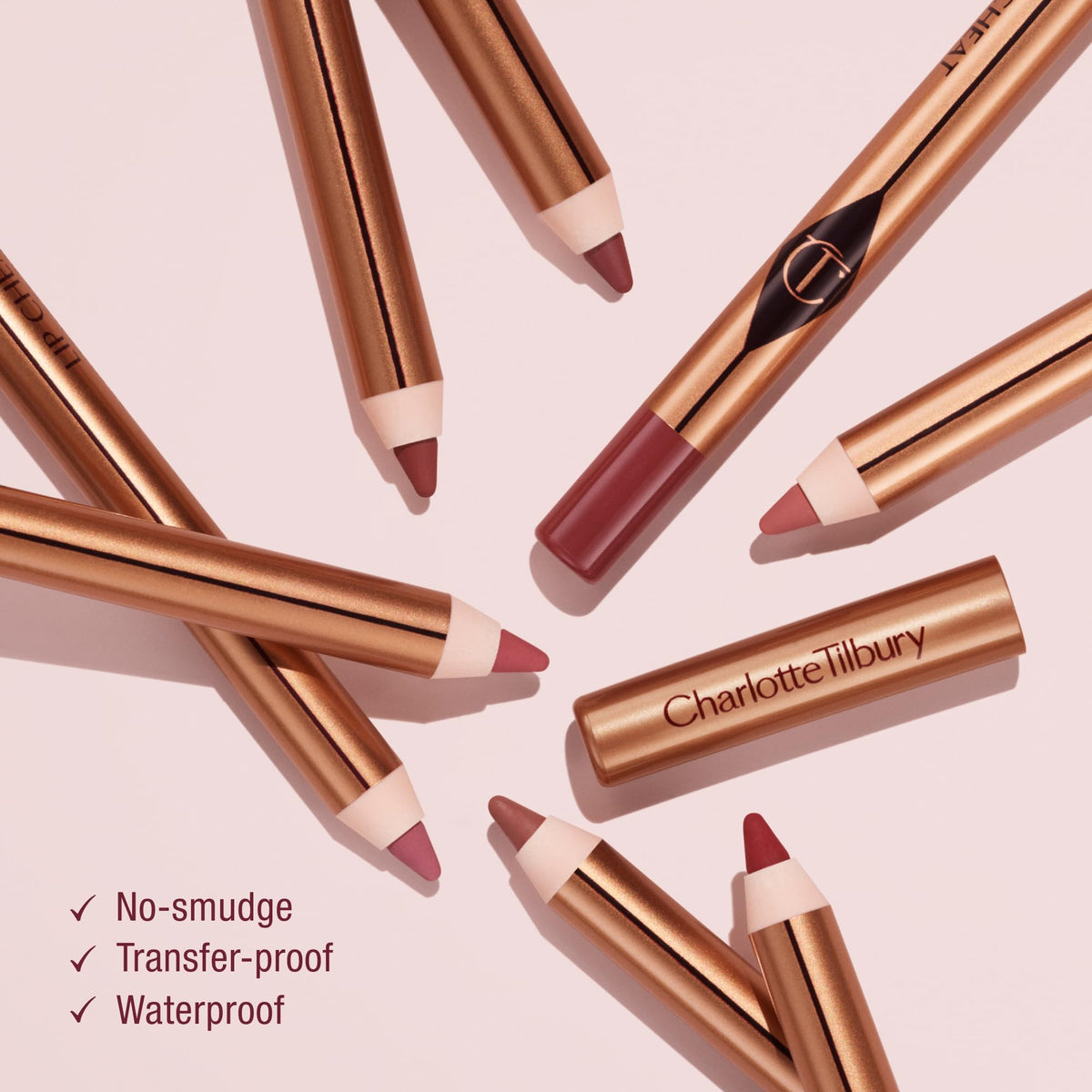 Charlotte Tilbury Lip Cheat Lip Liner Pencil - Gives Lips a Fuller-Looking, Defined Pout - Enriched with Jojoba Oil & Hyaluronic Acid - Waterproof, Smudge-Proof & Transfer-Proof - Pillow Talk Fair Charlotte TilburyBuy Supplements Australia