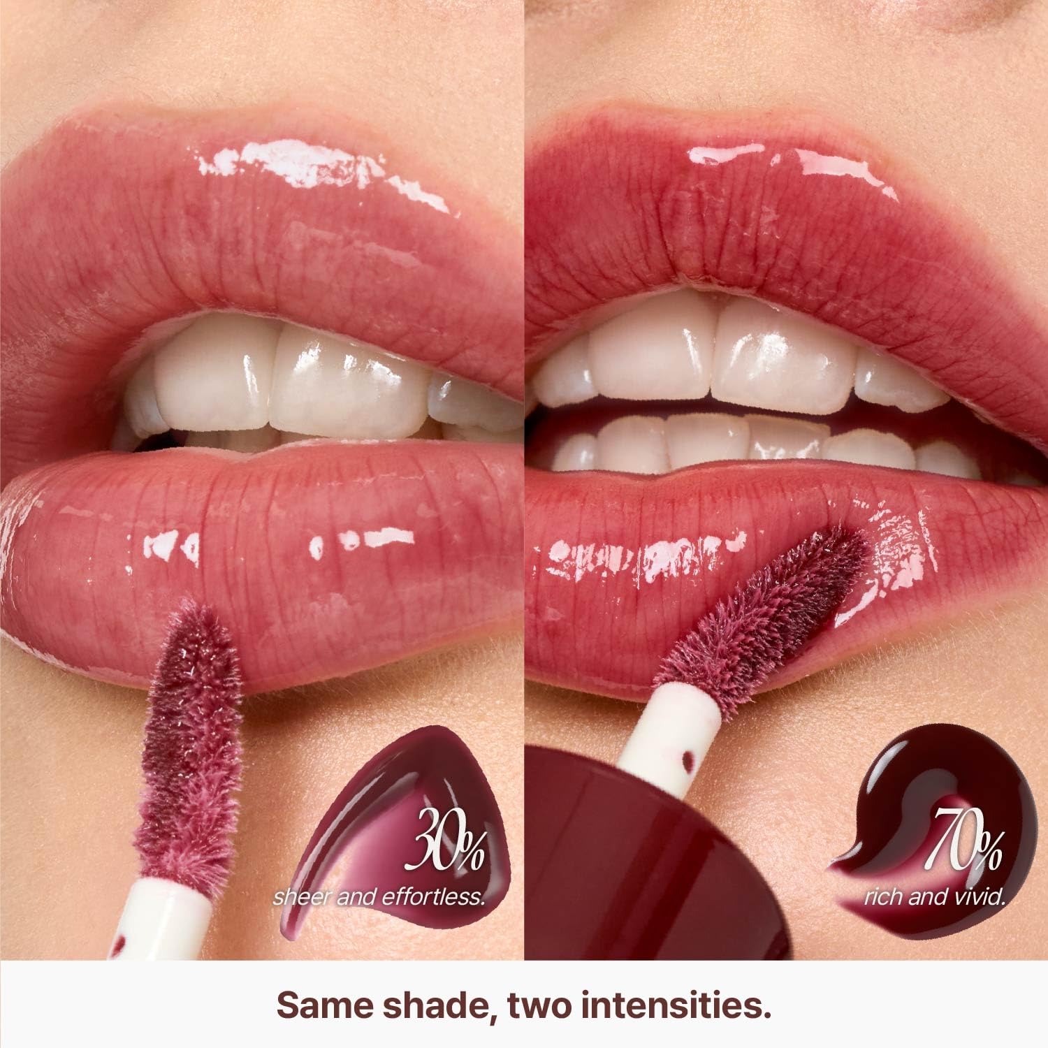 fwee 3D Voluming Gloss 70% (Rich) | Lychee 70% | High Shine, Non-Sticky Lip Gloss for Makeup | Long-Lasting, Moisturizing Gel Formula | 30%, 70% Pigment Options | 5.3g fweeBuy Supplements Australia