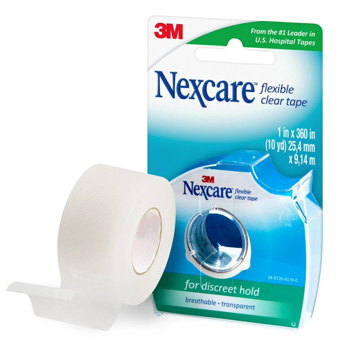GoodSense Extra Strength 500mg Acetaminophen Caplets 50 Count & Nexcare Flexible Clear 1 Inch x 10 Yard Waterproof Transparent Tape 1 Roll GoodSenseBuy Supplements Australia