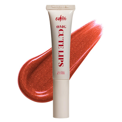 edandi ed&i OMG Cute Lips – Lip Gloss for Women with Shea Butter for Hydration, Light Shimmer, Lip Tinted High Shine Finish, Long Lasting Lip Gloss in Red Vanilla Frosting, Lightweight & Non-sticky edandiBuy Supplements Australia