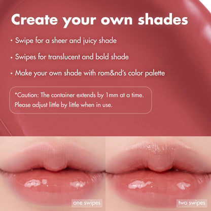 rom&nd GLASTING MELTING BALM #06 Kaya Fig - Vegan K-Beauty Tinted Lip Balm for Crystal Water-Gloss Shine, Deep Hydration & MLBB Rosy Nude Color | Non-Sticky, Long-Lasting Comfort for All Ages rom&ndBuy Supplements Australia