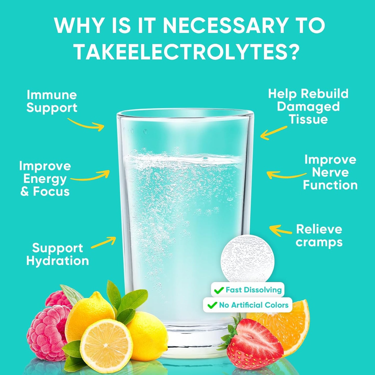 Venture Pal Sugar Free Electrolyte Powder, Liquid Daily IV Hydration Packet | 7 Electrolytes & 5 Vitamins, Electrolytes Dink Mix for Party Recovery & Instantly Hydration, Vegan, Keto-Friendly, 16 Sticks