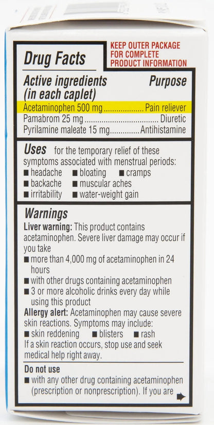 Quality Choice Maximum Strength Mentrual Pain Relief, Multi Symptom Pain Relief Caplets, Cramps, Headache, Bloating, Backache & Irritability, 20 Count Package Quality ChoiceBuy Supplements Australia