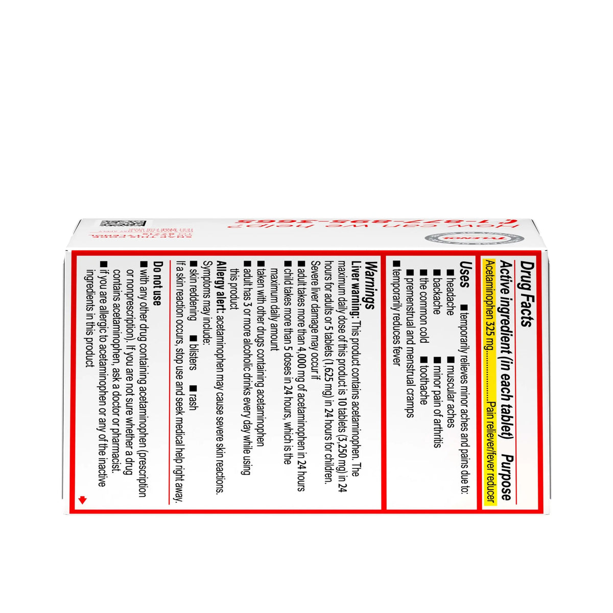 Tylenol Regular Strength Tablets with 325 mg of Acetaminophen, Fever Reducer & Pain Reliever for Headache, Backache, Muscle Aches, Joint Pain & Menstrual Cramps, 100 ct TylenolBuy Supplements Australia