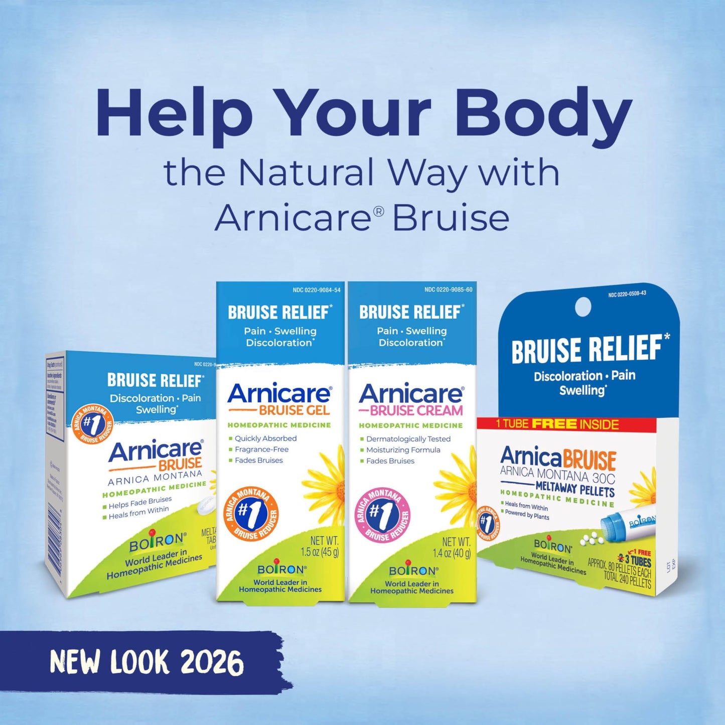 Boiron Arnicare Bruise Gel for Pain, Inflammation or Swelling, Soreness, and Discoloration - Non-greasy and Fragrance-Free - 4.2 oz BoironBuy Supplements Australia