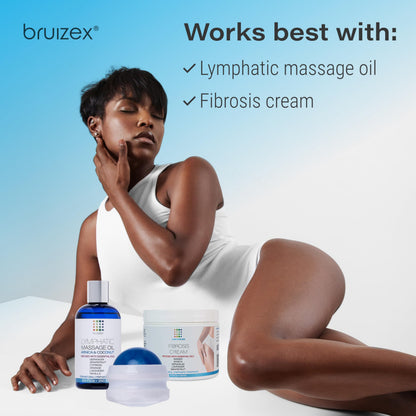 Bruizex Lymphatic Drainage Massager, Massage Roller Ball, Fibro Body Roller for Fibrosis Treatment, Liposuction, 360 Lipo, Tummy Tuck & BBL Post Surgery Recovery Bruizex buy supplements Au