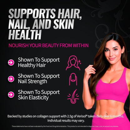 Bold Buns Creatine for Women – Supplement with Collagen & BCAA – Supports Muscle Development, Post-Workout Recovery, Skin Elasticity, Healthy Hair & Nail (30 Servings, Unflavored)