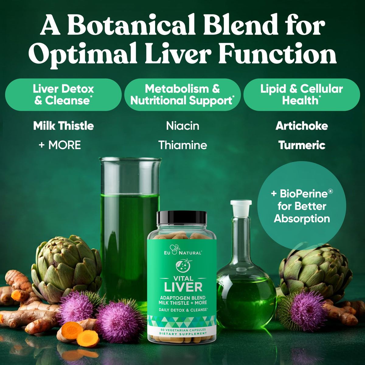 Conception for Him and Vital Liver Bundle - Male Fertility Booster & Prenatal Supplement + 9-in-1 Liver Support Eu Natural buy supplements Au