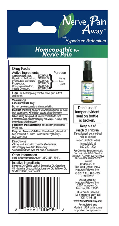 Nerve Pain Away – Homeopathic Topical Spray for Temporary Nerve Pain Relief in Hands and Feet Nerve Pain AwayBuy Supplements Australia