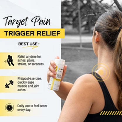 TIDL Cryotherapy Pain Relief Spray, 3 Oz (Pack of 2) Max Strength for Fast-Acting Muscle, Joint & Neck Pain Relief, Plant-Based Menthol & Camphor Pain Reliever, Quick Drying Formula TIDLBuy Supplements Australia