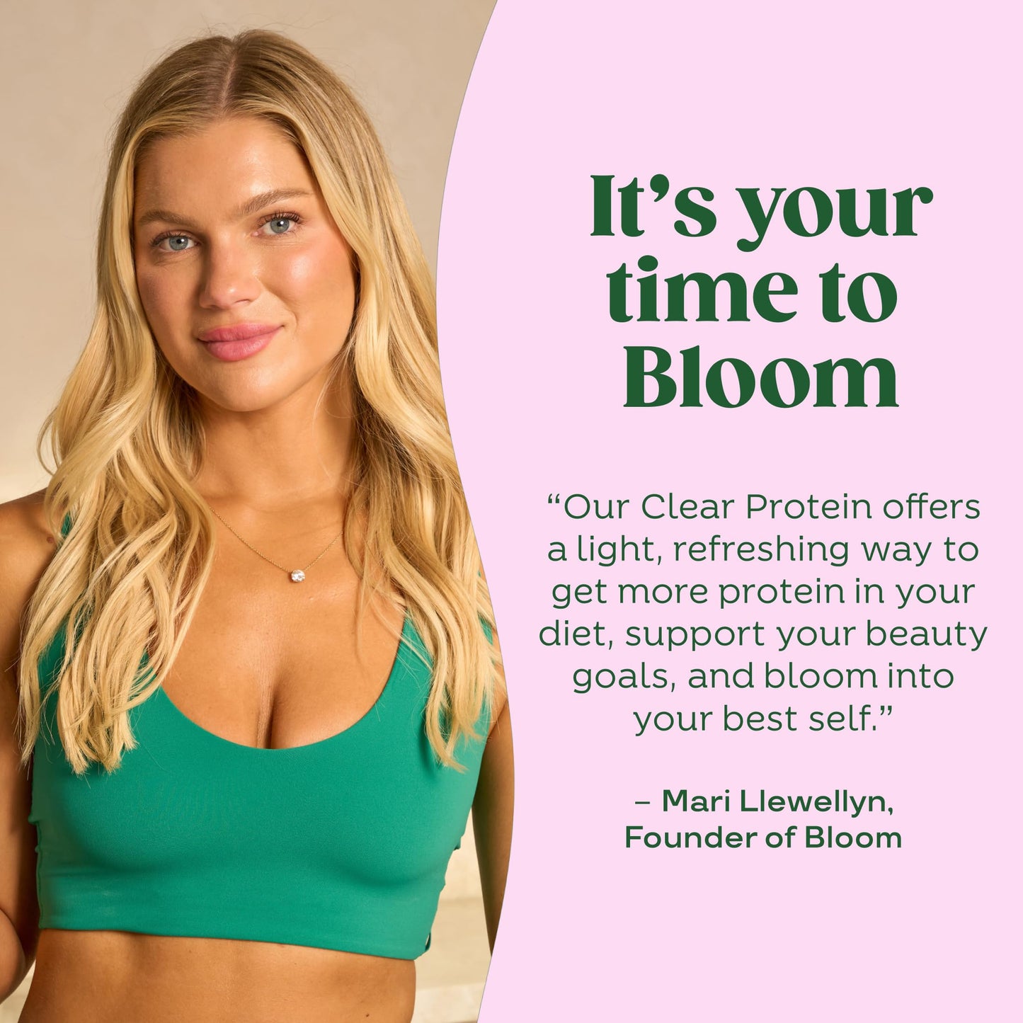 Bloom Nutrition Clear Whey Protein, Strawberry Watermelon, 10 Servings | Whey Protein Isolate with Collagen Peptides & Digestive Enzymes, 20g Protein, Sugar Free Post Workout Drink Mix, 90 Calories