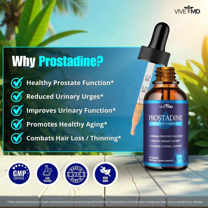 VIVE MD Prostadine Drops for Prostate Health, Bladder Urinating Issues - Prostadine Official Drop Formula - Extra Strength with Pomegranate, Prostadine Reviews (Package of 1) VIVE MDBuy Supplements Australia