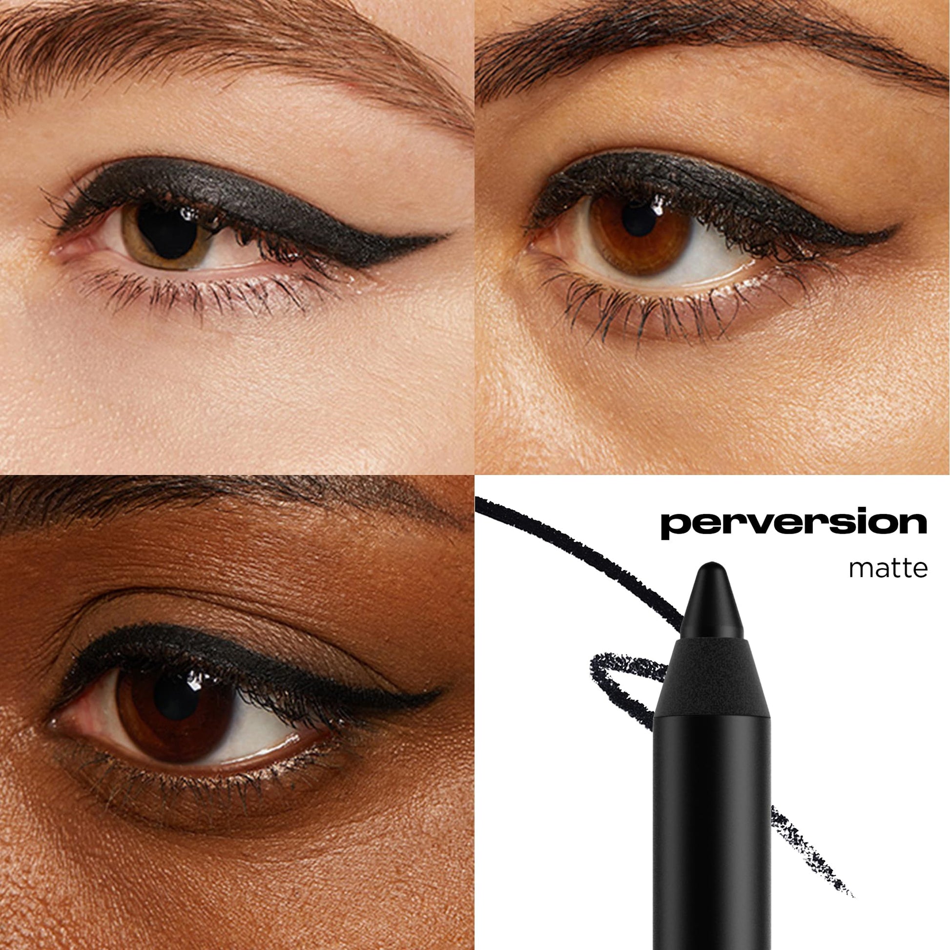 URBAN DECAY 24/7 Glide-On Waterproof Eyeliner Pencil - Smudge-Proof, Long-Lasting, Transfer-Proof, Up to 16HR Wear, Smooth No-Tug Formula, Perversion (Matte Blackest Black) - 0.04 oz URBAN DECAYBuy Supplements Australia