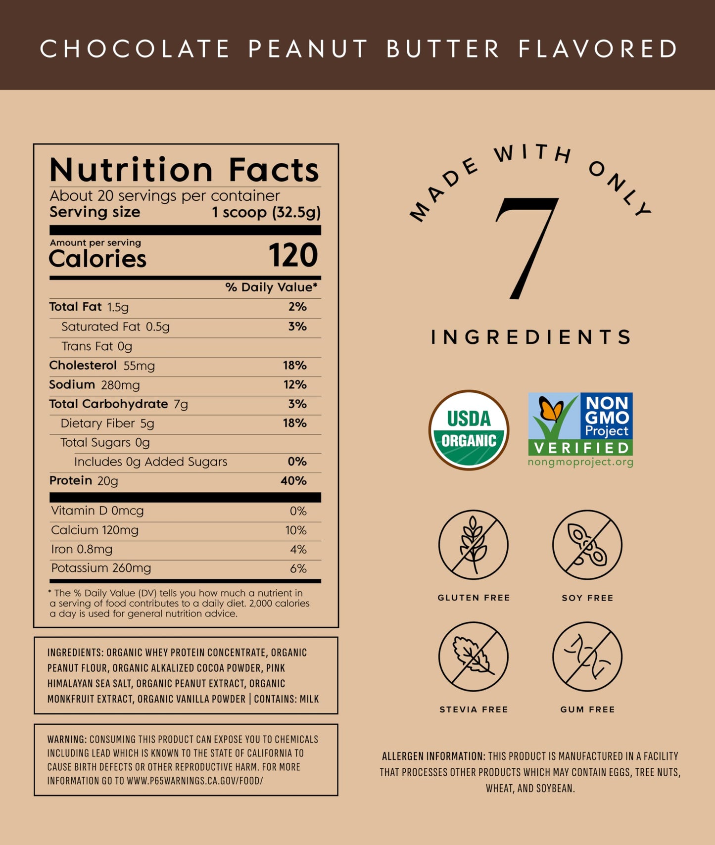 Truvani Organic Whey Protein Powder | Vanilla | 20 Servings | 20g Grass Fed Whey Protein | USDA Organic & Non-GMO | Gluten Free | No Gums, No Soy, No Stevia, No Added Sugars
