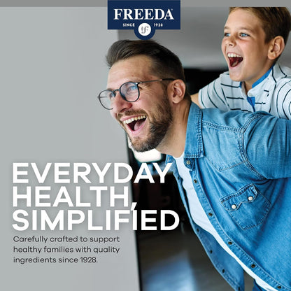 FREEDA SCD Multivitamin – Daily Multivitamin Supplement for Men & Women – Vegan, Gluten-Free, SCD Legal – Kosher Certified Adult Vitamins – Specific Carbohydrate Diet Friendly – 180 Capsules | SCD Legal Formula with Essential Vitamins & Minerals for Men a