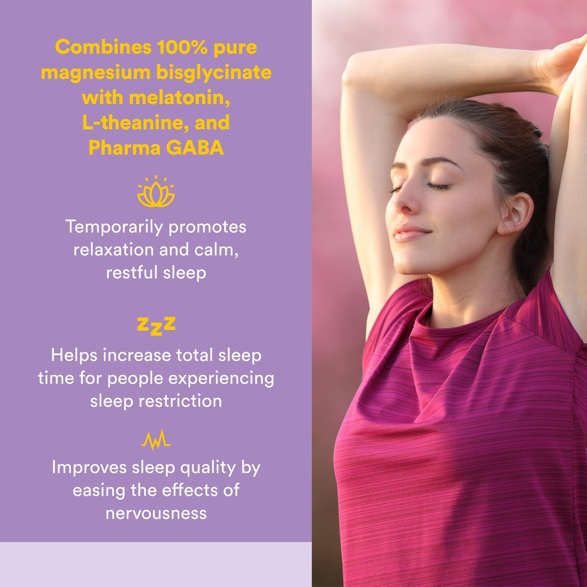 Natural Factors Stress-Relax Nighttime Magnesium Bisglycinate - Supports Sleep & Relaxation* - with Melatonin, L-Theanine & GABA - Tropical Flavor - 4.23 oz Natural FactorsBuy Supplements Australia